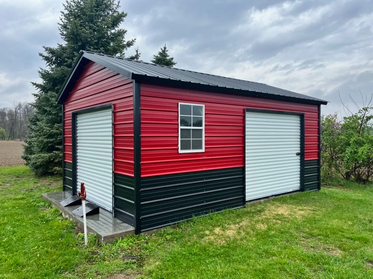Steel storage shed — No Surprise Steel Buildings
