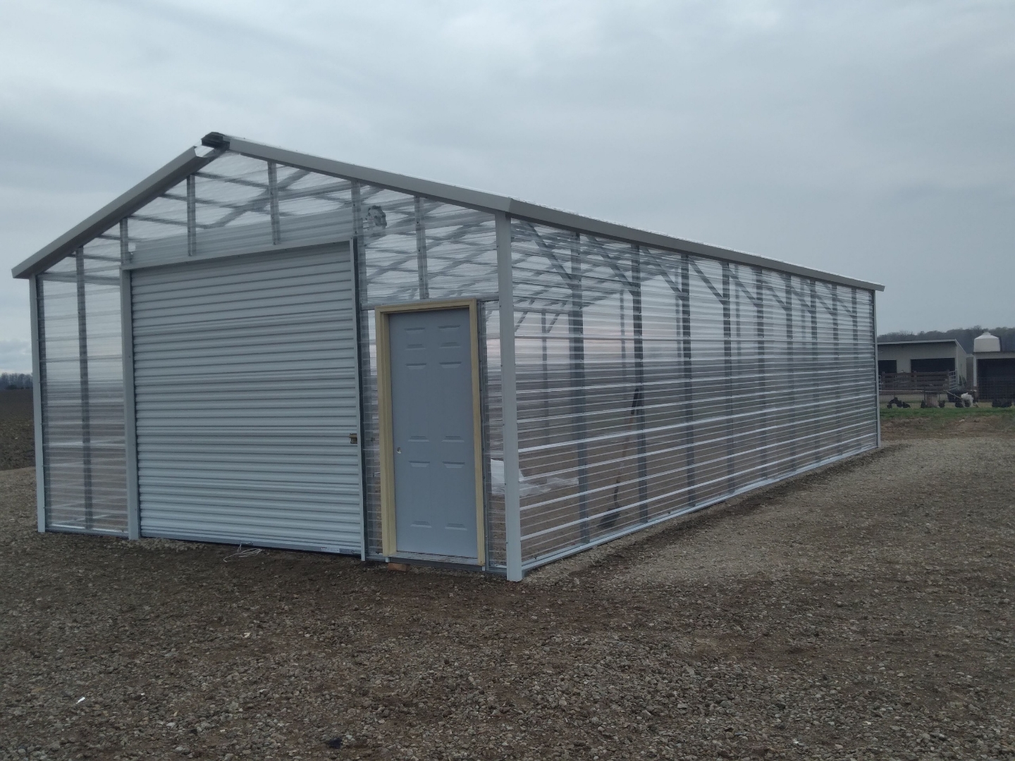Steel greenhouse building — No Surprise Steel Buildings