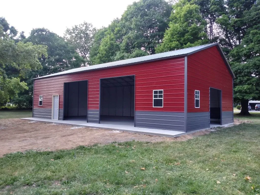 Steel garages